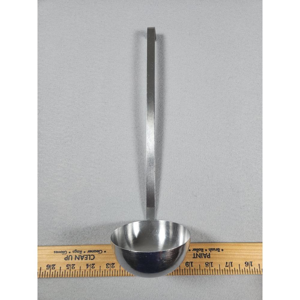 Stainless Steel Soup Ladle Round Bowl Long Handle Serving Spoon 10 Inch